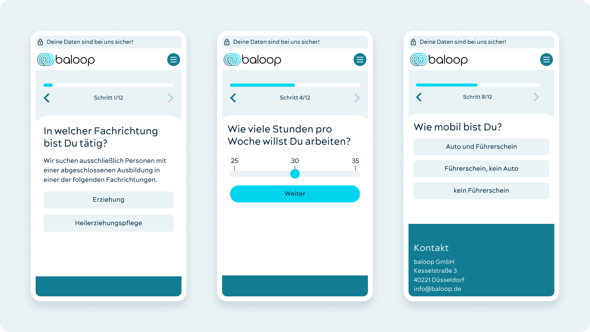 Der baloop Gehaltsrechner für medizinische Fachkräfte