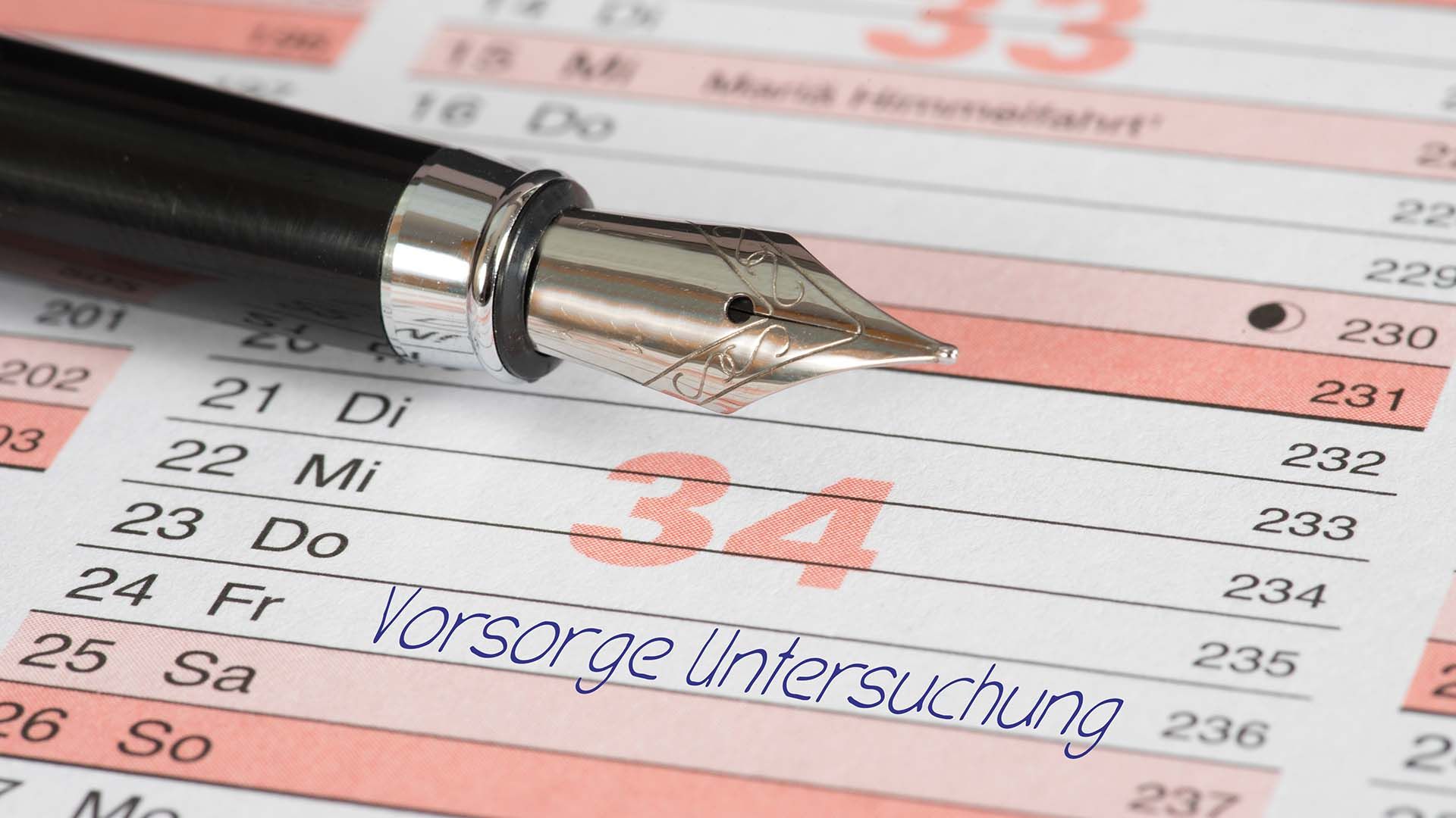 Vorsorgeuntersuchungen helfen Krankheiten frühzeitig zu erkennen.